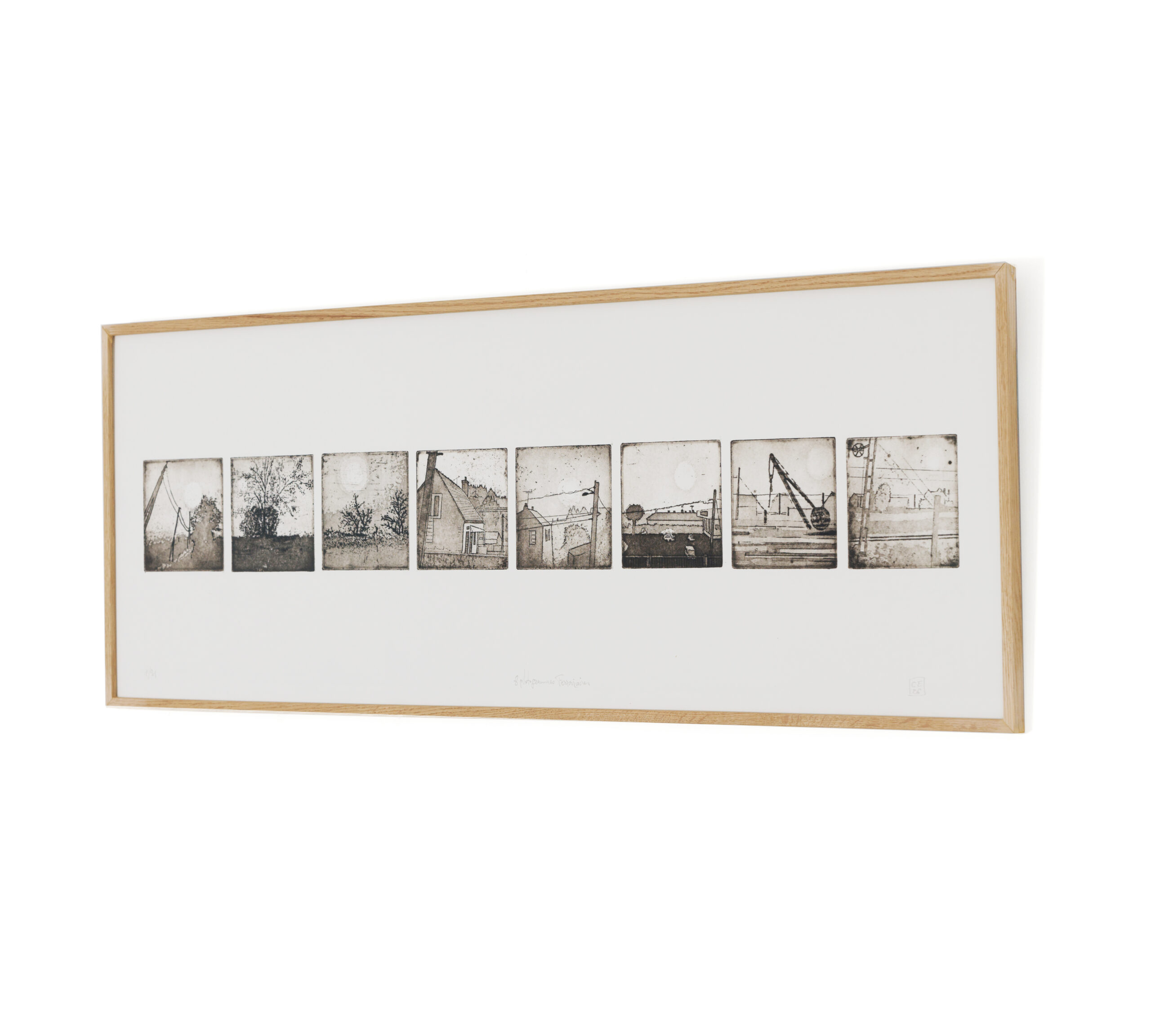 Christophe Ecobichon - 8 photogrammes ferroviaires, Christophe Ecobichon - Galerie d’art à Brest
