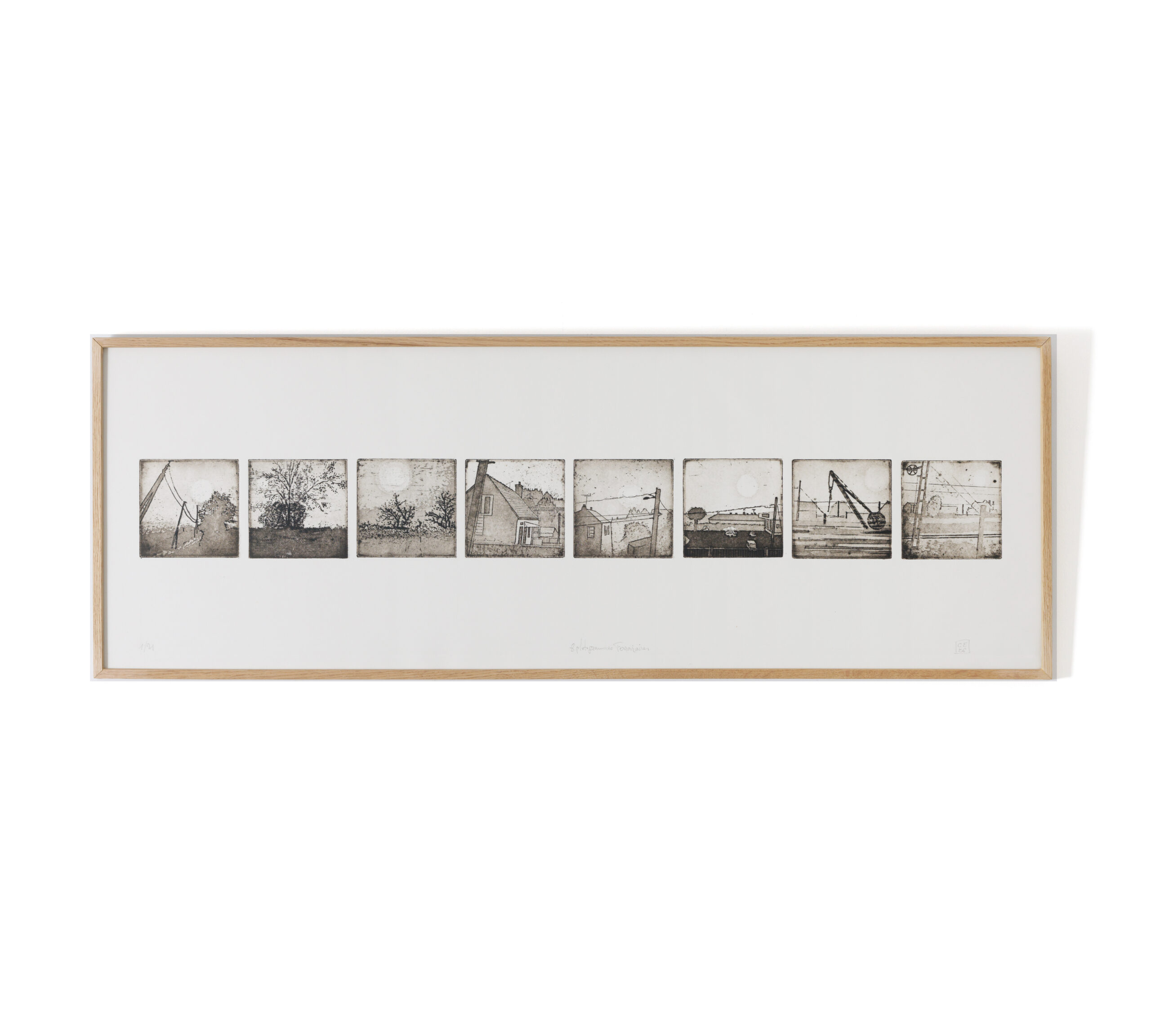 Christophe Ecobichon - 8 photogrammes ferroviaires, Christophe Ecobichon - Galerie d’art à Brest