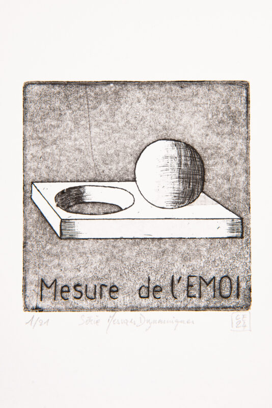 Christophe Ecobichon - Série Mesure de l’émoi - Galerie d’art à Brest
