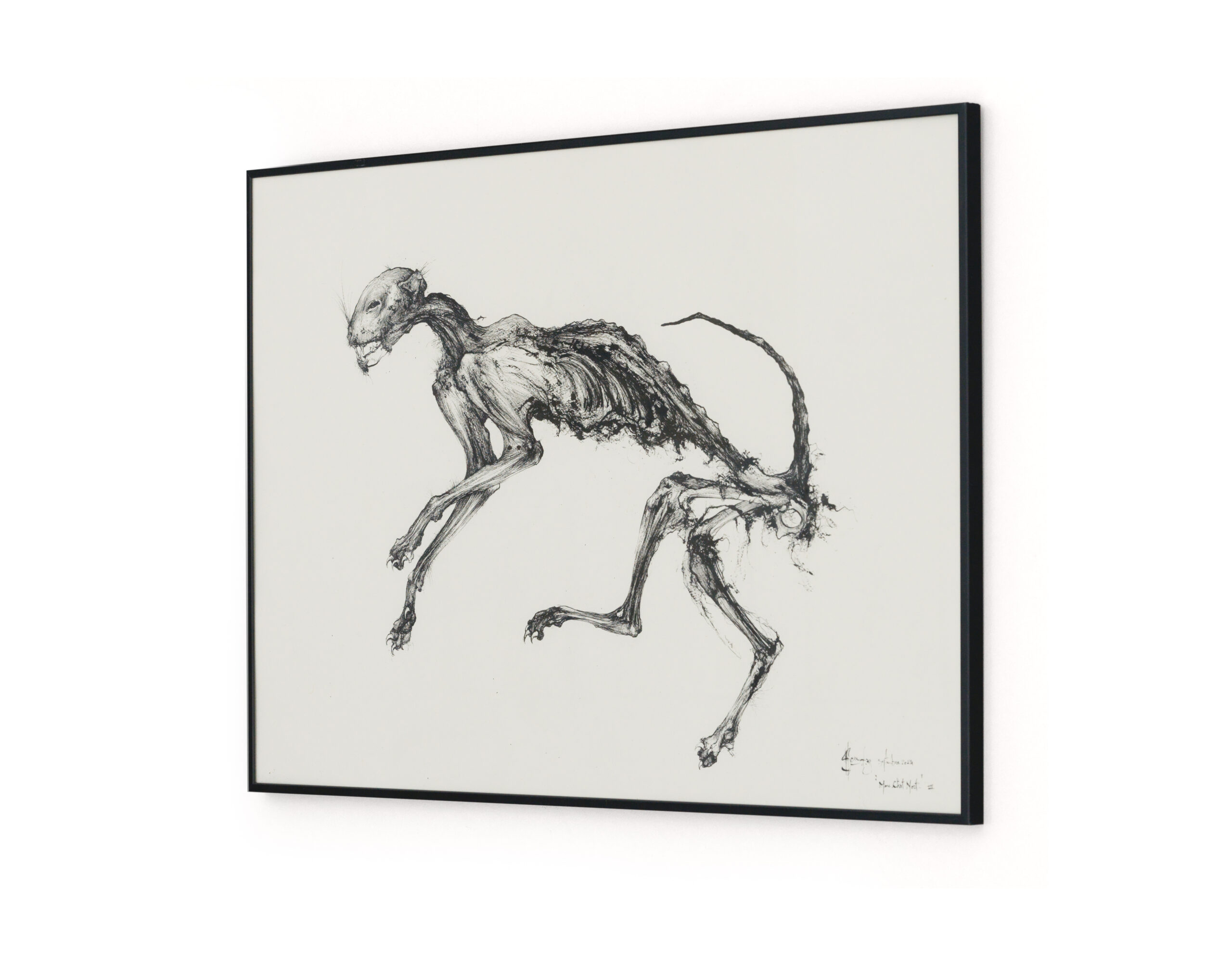 Sébastien Thomazo - Mon chat mort III, Sébastien Thomazo - Galerie d’art à Brest