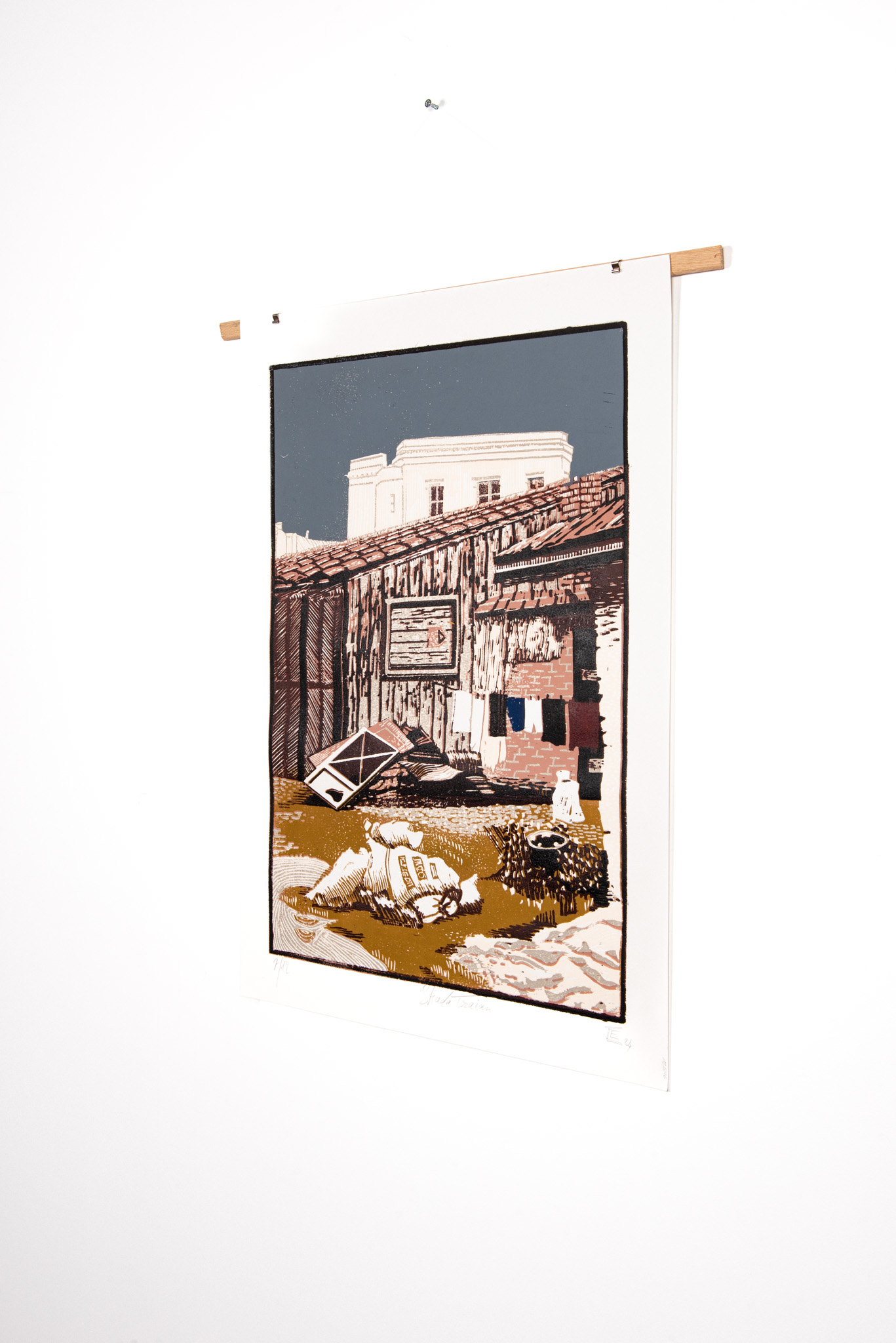 Christophe Ecobichon - Strada Traian, Série gravats - Galerie d’art à Brest