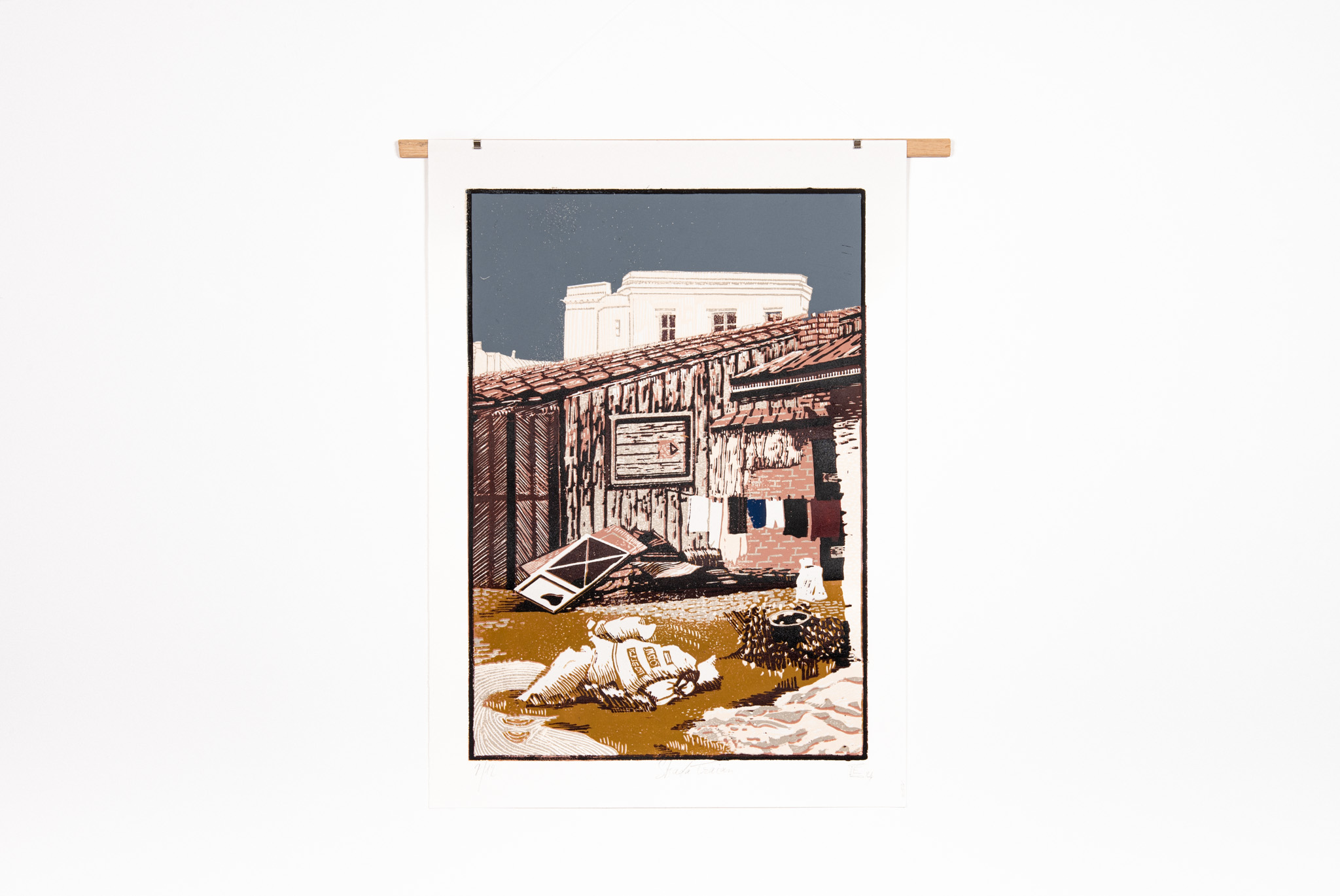 Christophe Ecobichon - Strada Traian, Série gravats - Galerie d’art à Brest