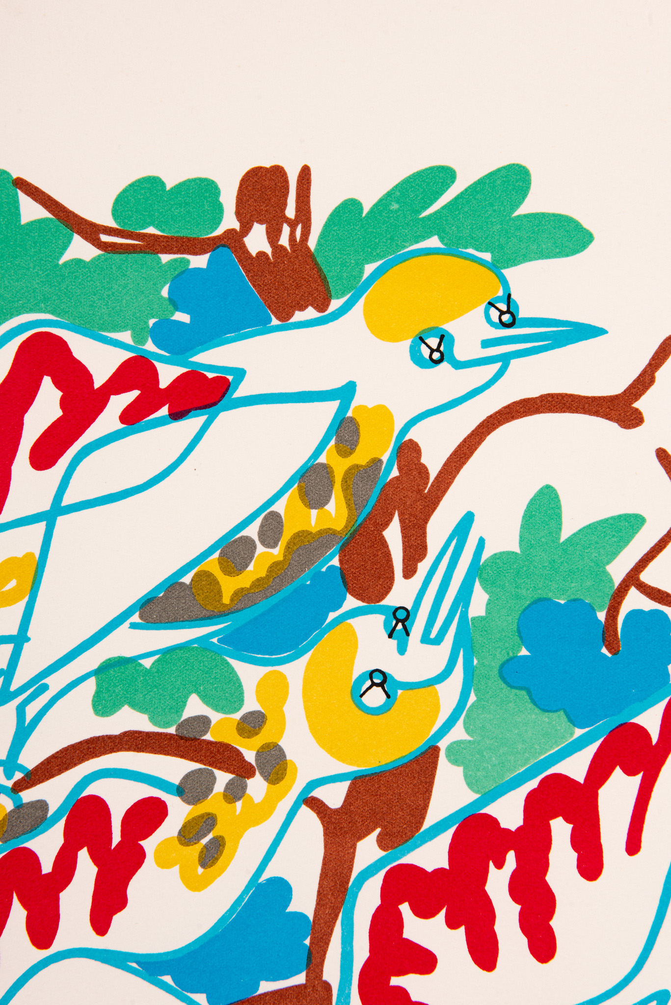 Charles Lapicque - Les oiseaux - Galerie d’art à Brest