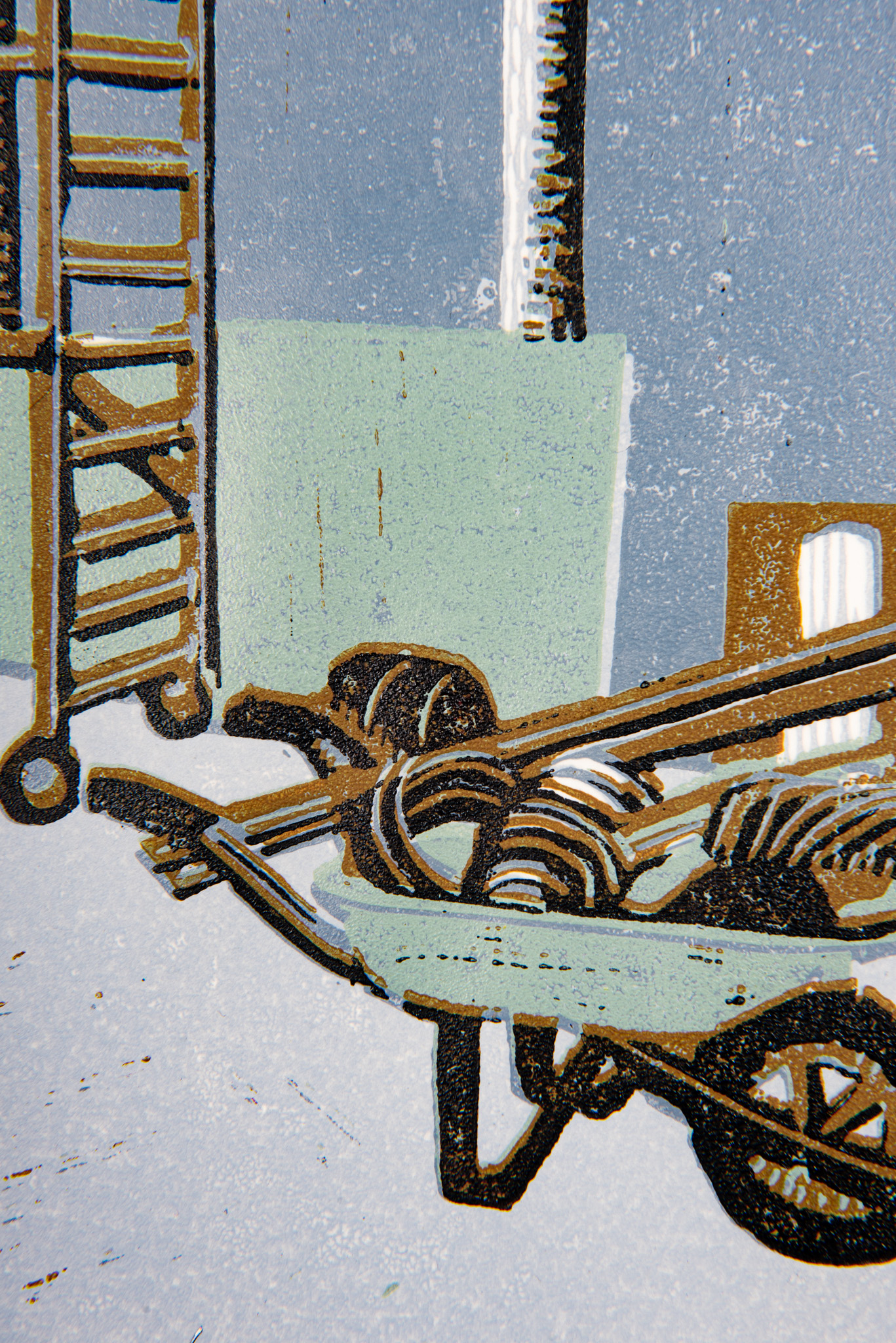 Christophe Ecobichon - Série Chantiers - Galerie d’art à Brest