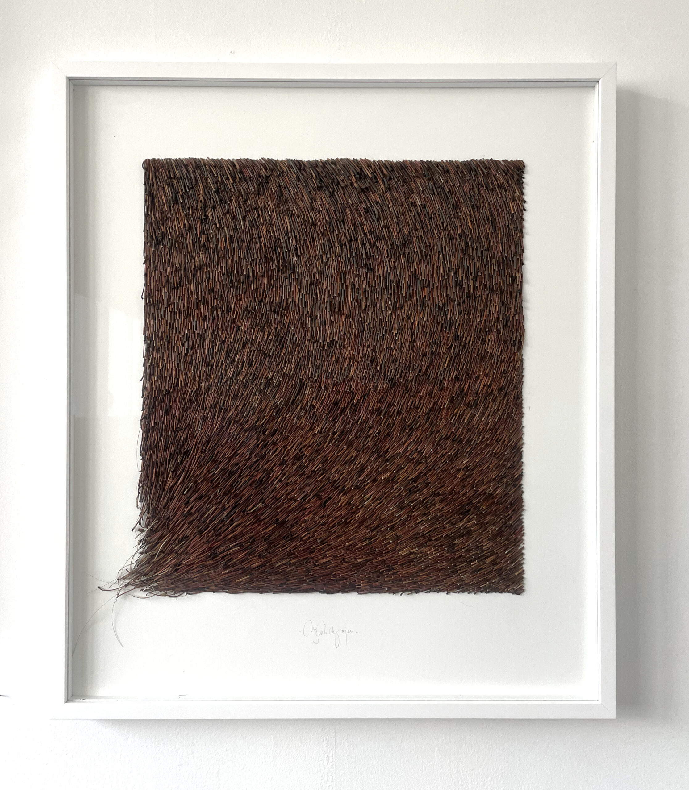 Mylinh Nguyen - brindilles encadrées (série 2), Mylinh Nguyen - Galerie d’art à Brest