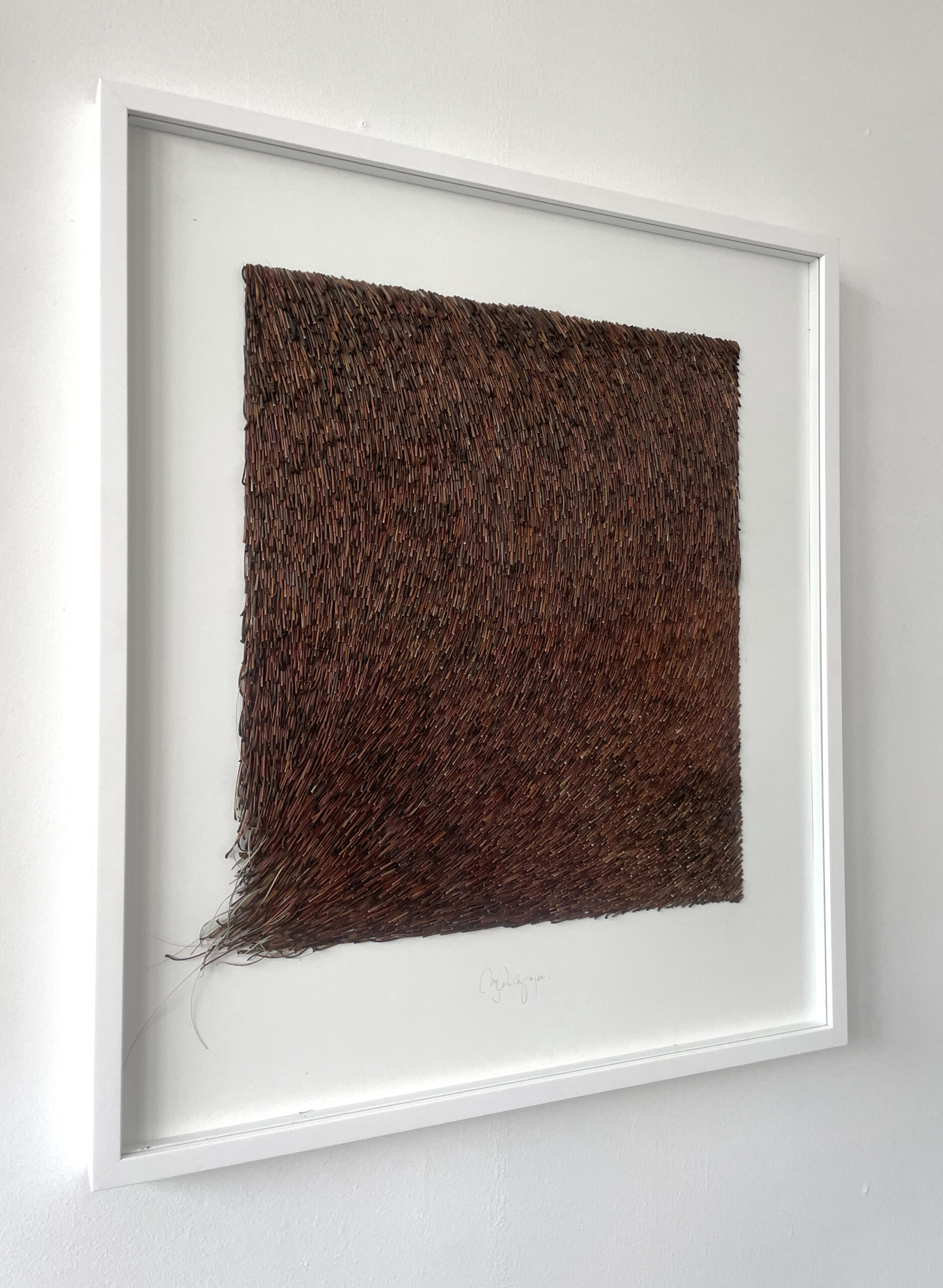 Mylinh Nguyen - brindilles encadrées (série 2), Mylinh Nguyen - Galerie d’art à Brest